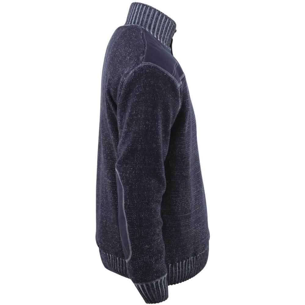 50354 Naxos Frontline Knitted Jumper With Half Zip