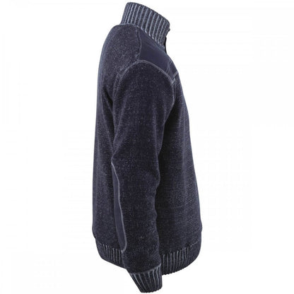 50354 Naxos Frontline Knitted Jumper With Half Zip