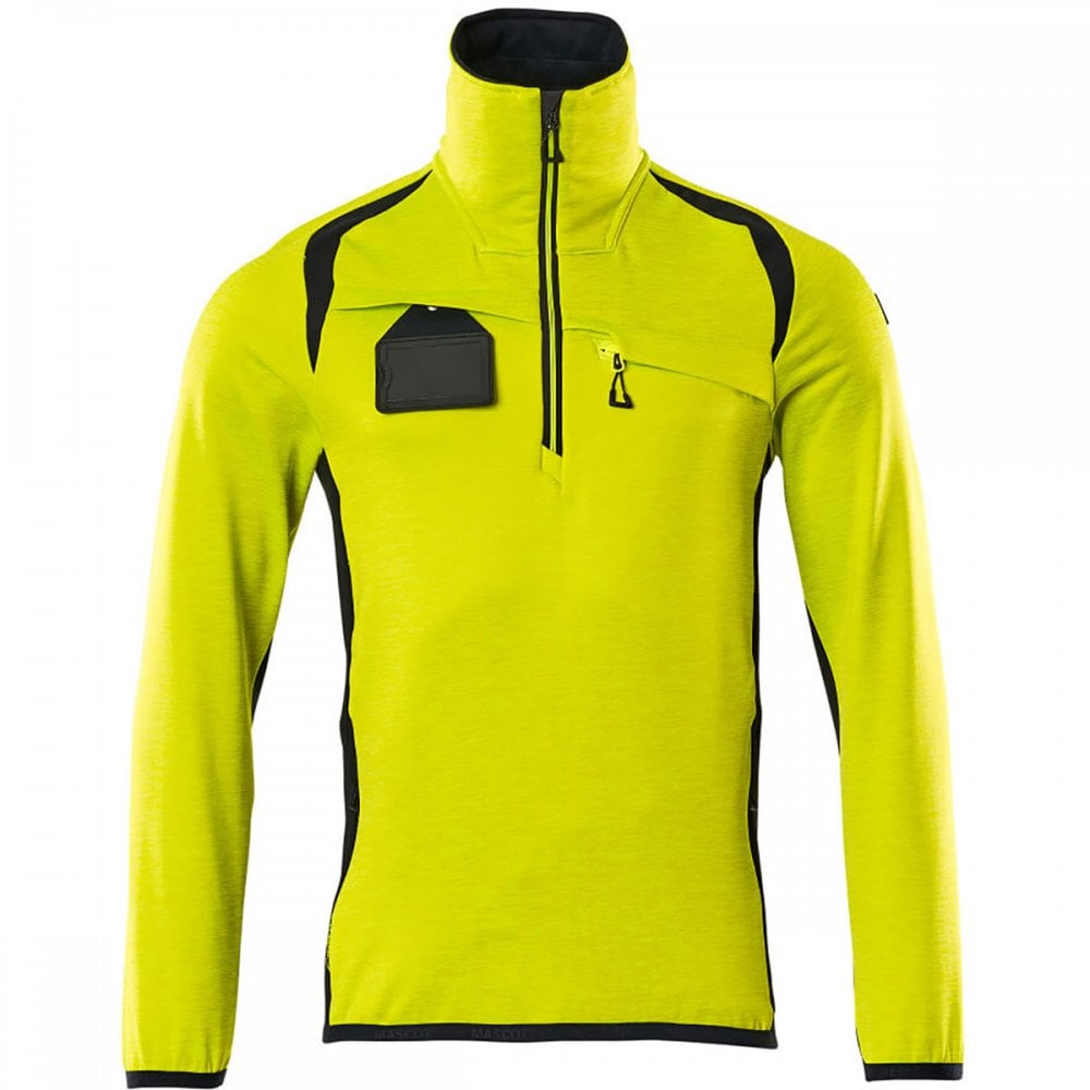 19303 Accelerate Safe Fleece Jumper with half zip