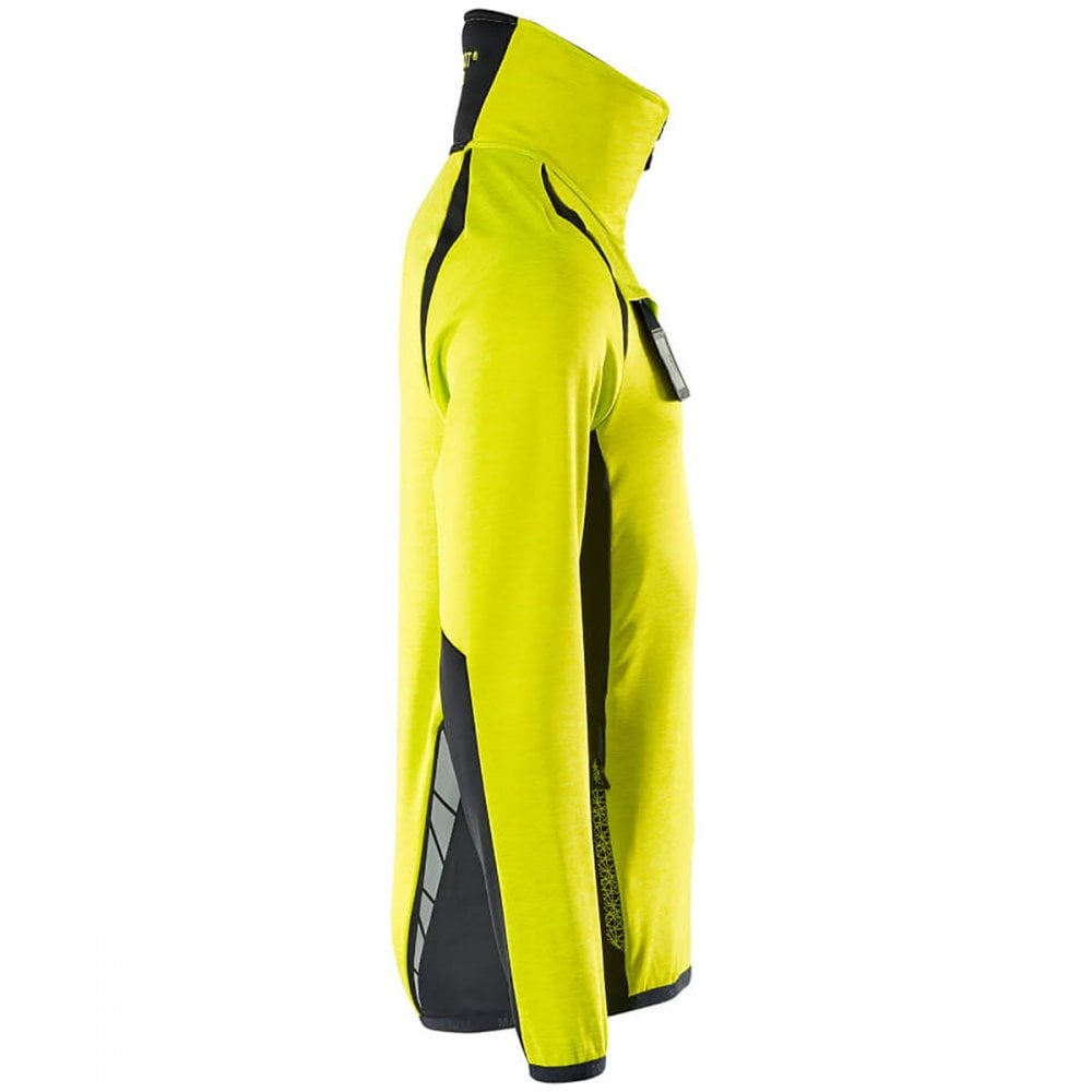 19303 Accelerate Safe Fleece Jumper with half zip