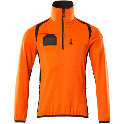 19303 Accelerate Safe Fleece Jumper with half zip