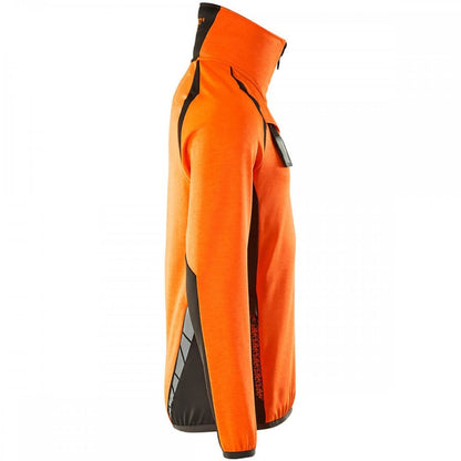 19303 Accelerate Safe Fleece Jumper with half zip