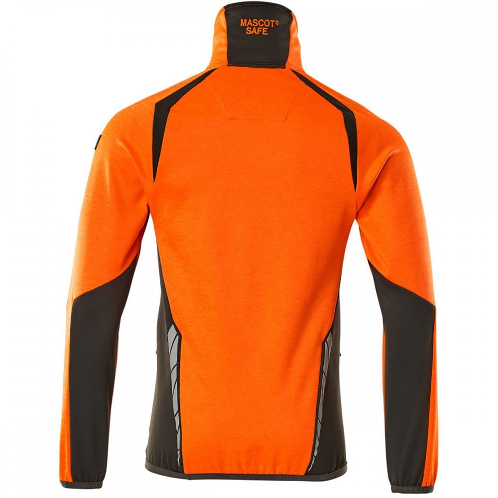19303 Accelerate Safe Fleece Jumper with half zip