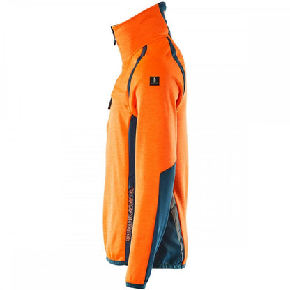 19303 Accelerate Safe Fleece Jumper with half zip