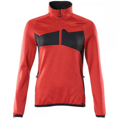 18053 Womens Accelerate Fleece Jumper with half zip