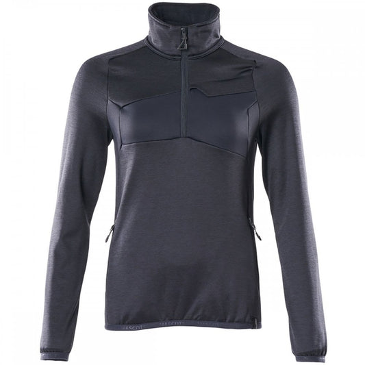 18053 Womens Accelerate Fleece Jumper with half zip