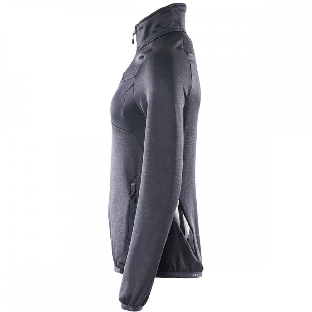 18053 Womens Accelerate Fleece Jumper with half zip