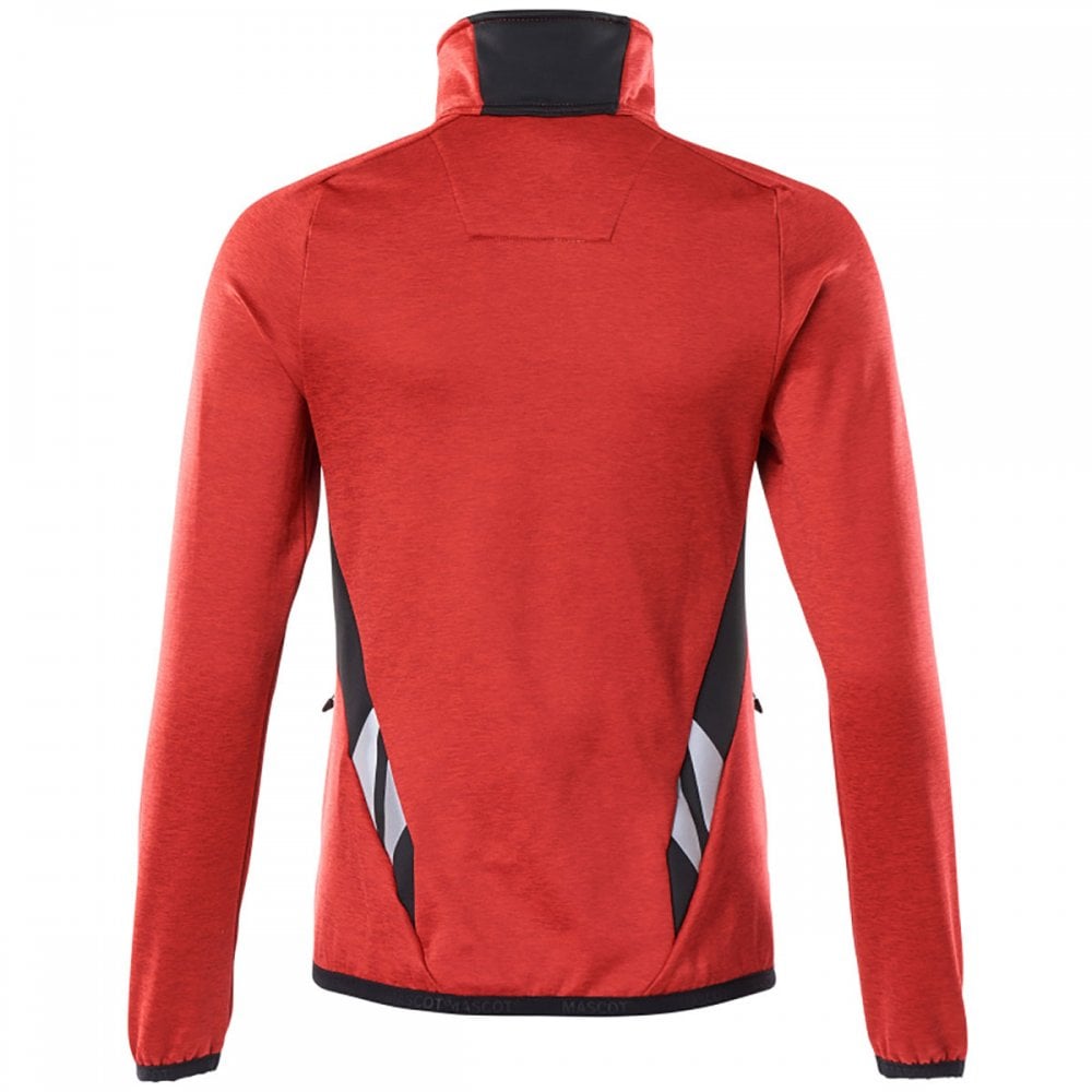 18053 Womens Accelerate Fleece Jumper with half zip