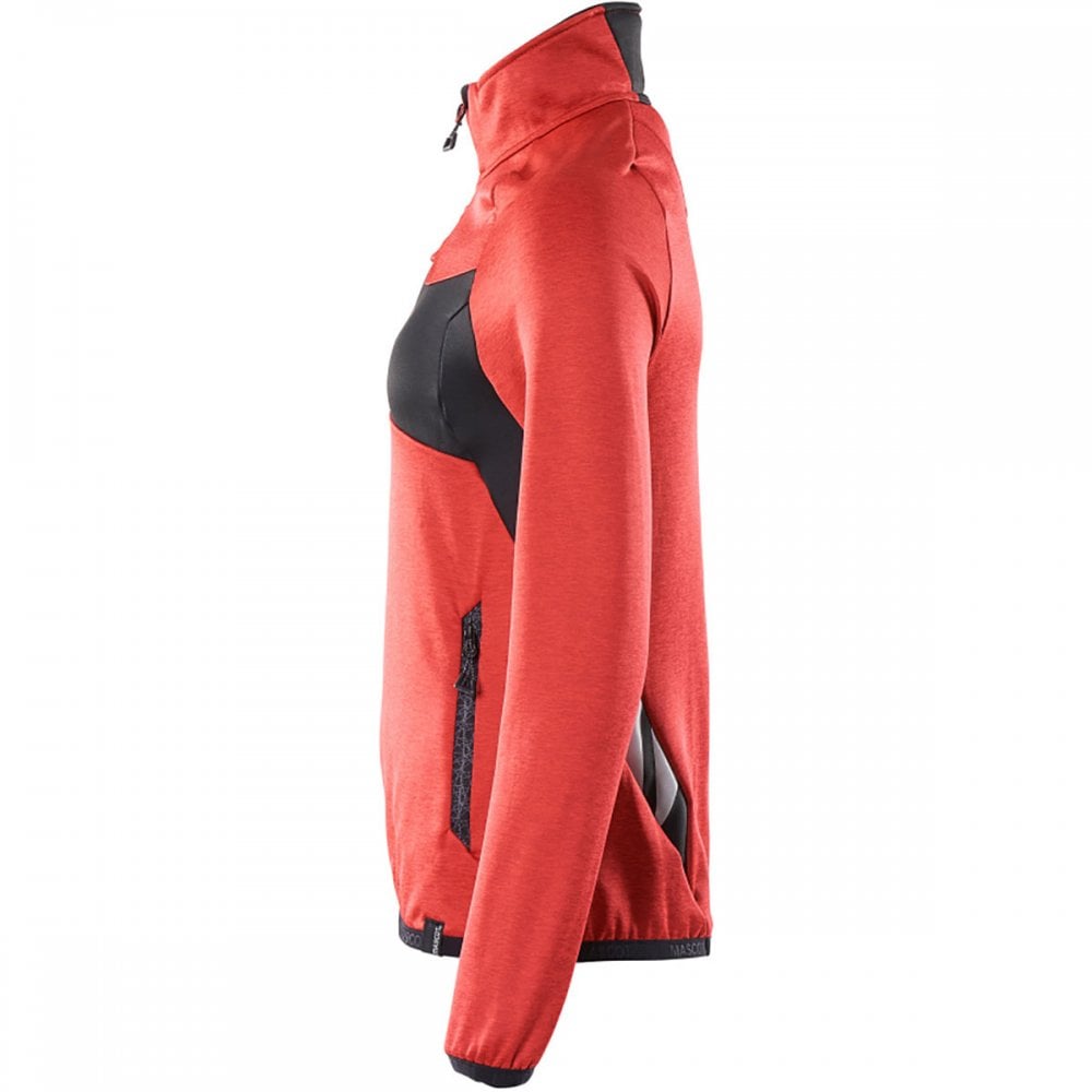 18053 Womens Accelerate Fleece Jumper with half zip