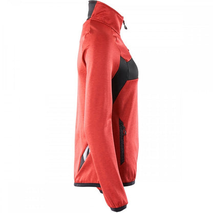 18053 Womens Accelerate Fleece Jumper with half zip
