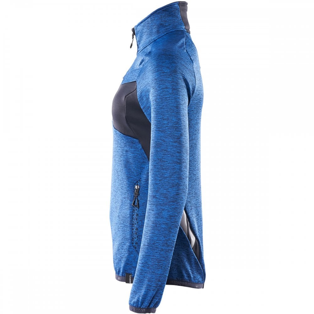 18053 Womens Accelerate Fleece Jumper with half zip
