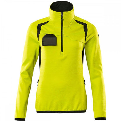 19353 Womens Accelerate Safe Fleece Jumper with half zip