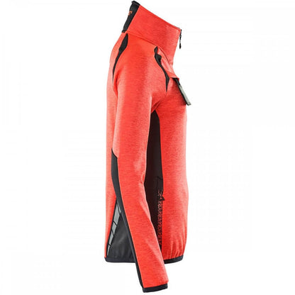 19353 Womens Accelerate Safe Fleece Jumper with half zip