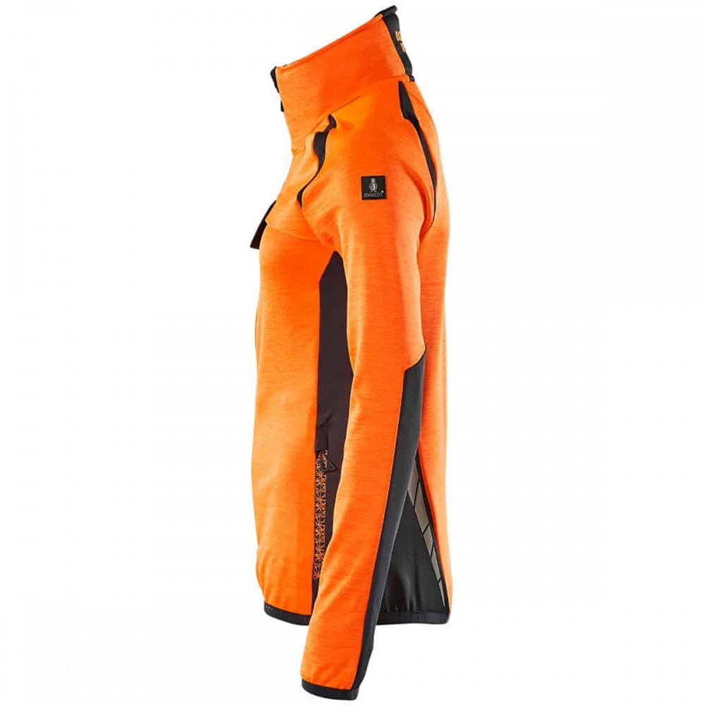 19453 Womens Accelerate Safe Fleece Jumper with zipper