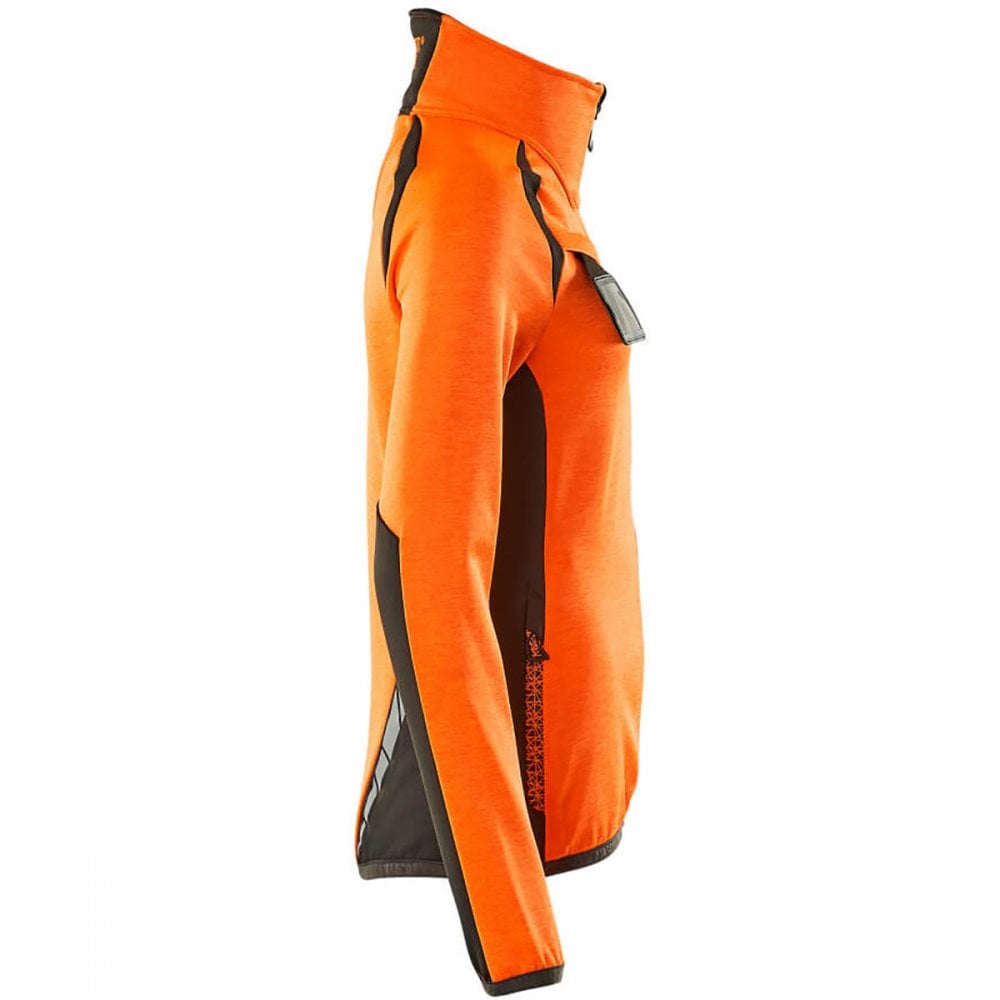 19453 Womens Accelerate Safe Fleece Jumper with zipper