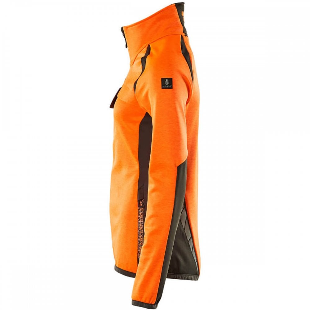 19453 Womens Accelerate Safe Fleece Jumper with zipper