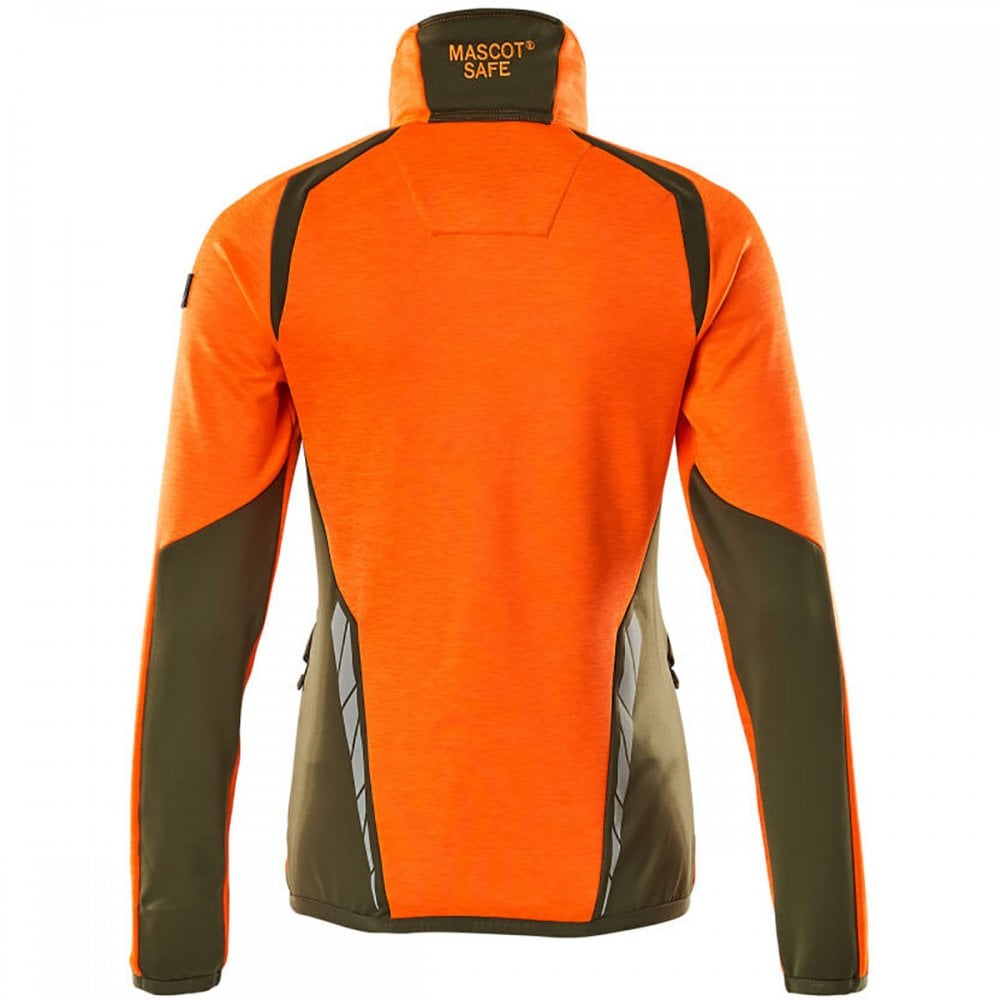 19453 Womens Accelerate Safe Fleece Jumper with zipper