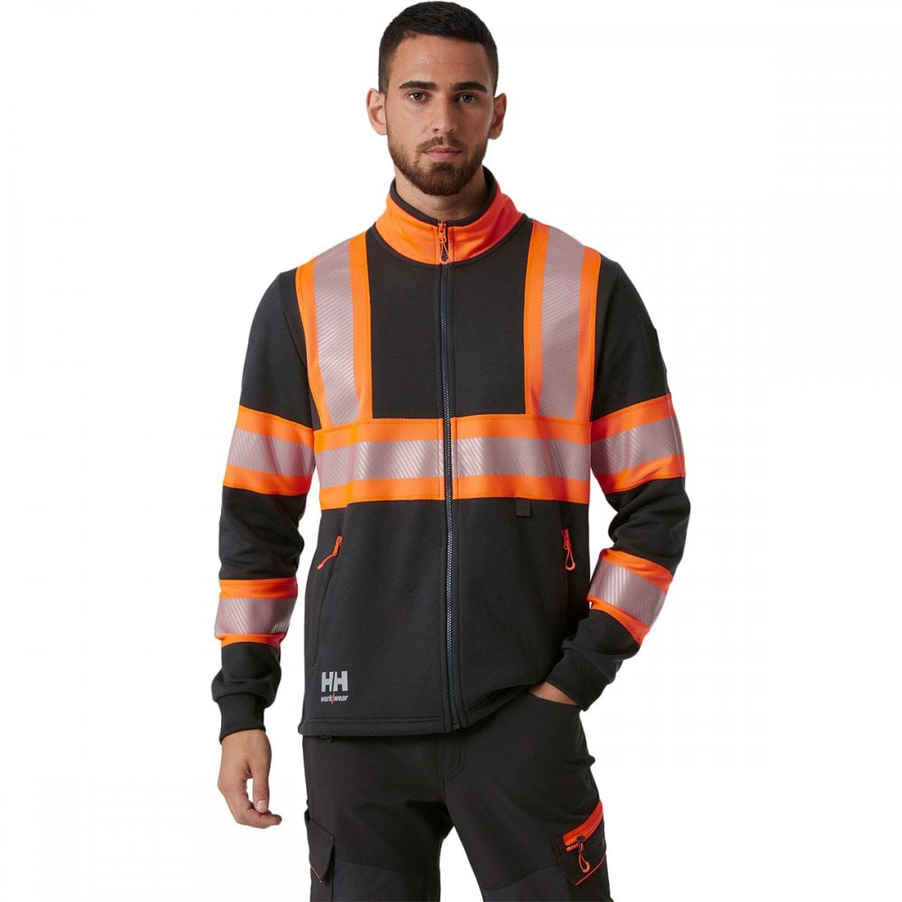 79274 ICU Hi Vis Zip Sweatshirt