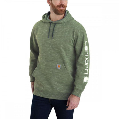 K288 Loose Fit Midweight Logo Sleeve Graphic Sweatshirt