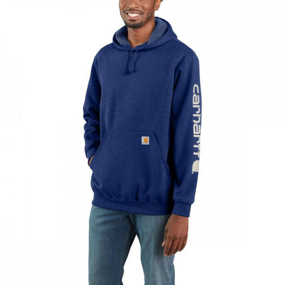 K288 Loose Fit Midweight Logo Sleeve Graphic Sweatshirt