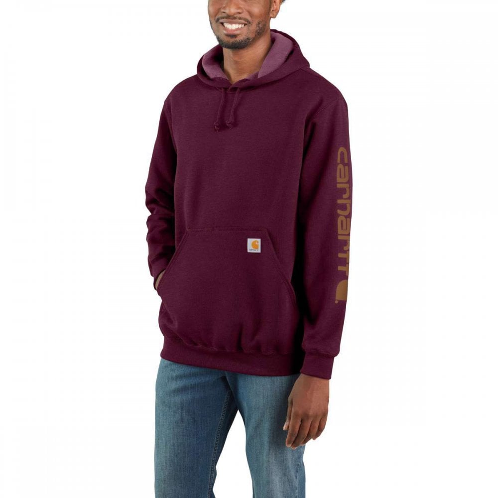 K288 Loose Fit Midweight Logo Sleeve Graphic Sweatshirt