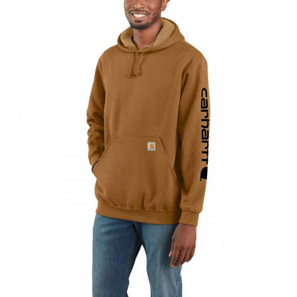 K288 Loose Fit Midweight Logo Sleeve Graphic Sweatshirt