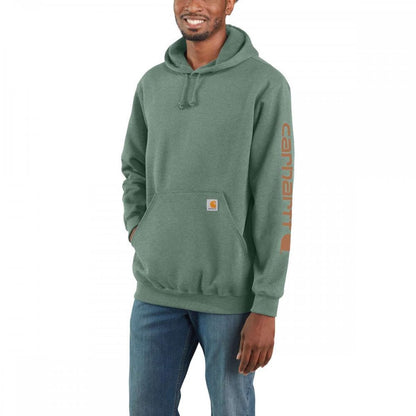 K288 Loose Fit Midweight Logo Sleeve Graphic Sweatshirt