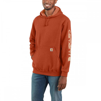 K288 Loose Fit Midweight Logo Sleeve Graphic Sweatshirt