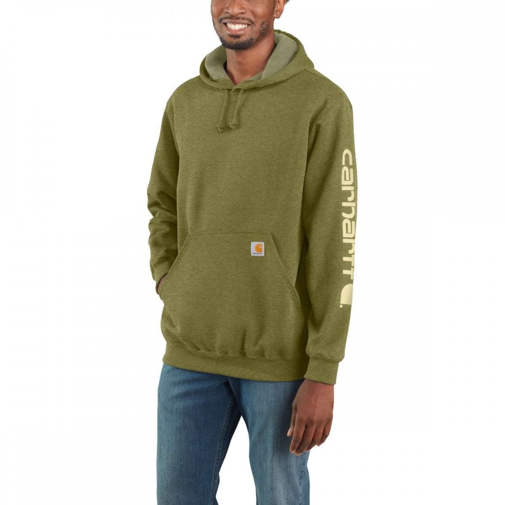 K288 Loose Fit Midweight Logo Sleeve Graphic Sweatshirt