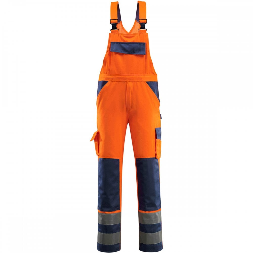 07169 Safe Compete Bib & Brace with kneepad pockets