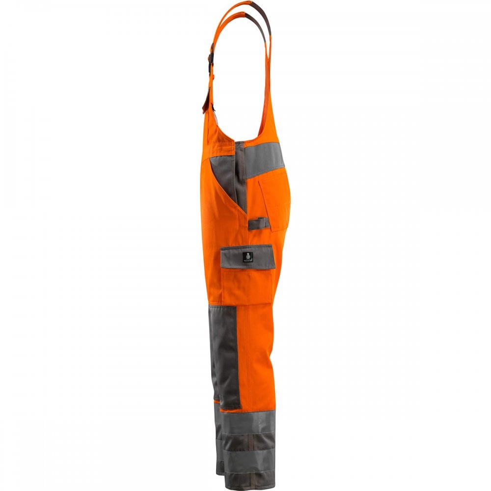 07169 Safe Compete Bib & Brace with kneepad pockets