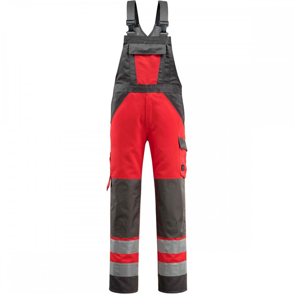 15969 Gosford Safe Light Bib & Brace With Kneepad Pockets