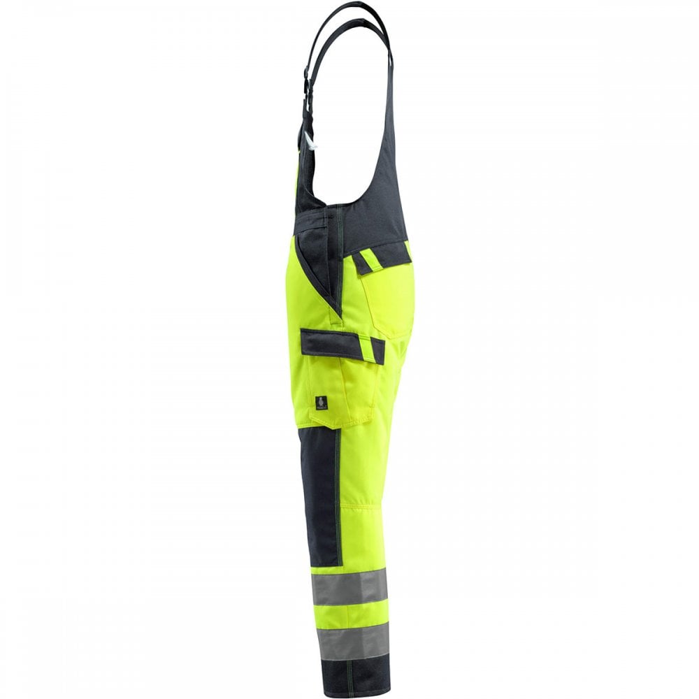 15969 Gosford Safe Light Bib & Brace With Kneepad Pockets
