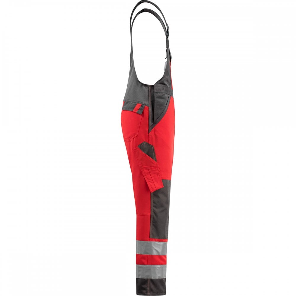 15969 Gosford Safe Light Bib & Brace With Kneepad Pockets