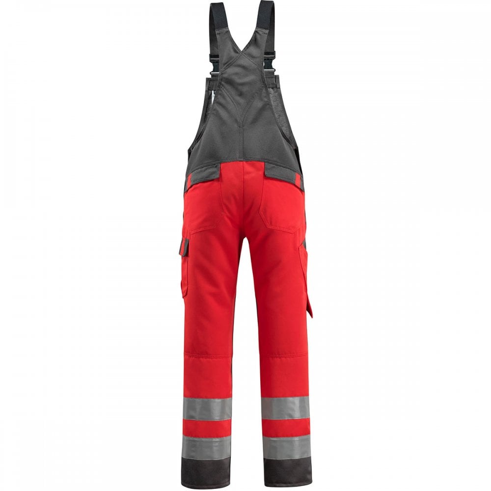 15969 Gosford Safe Light Bib & Brace With Kneepad Pockets