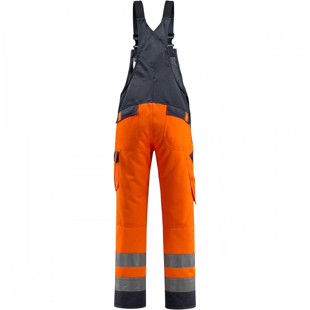 15969 Gosford Safe Light Bib & Brace With Kneepad Pockets