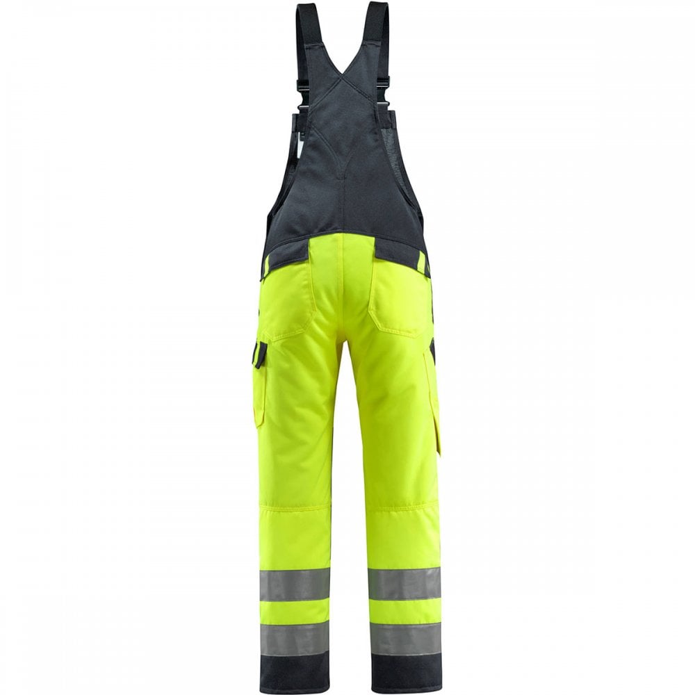 15969 Gosford Safe Light Bib & Brace With Kneepad Pockets