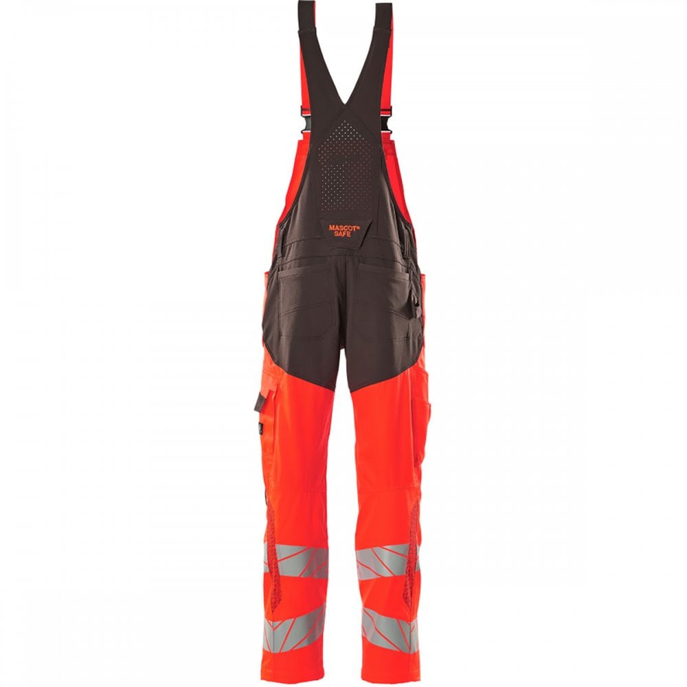 19569 Accelerate Safe Bib & Brace with kneepad pockets