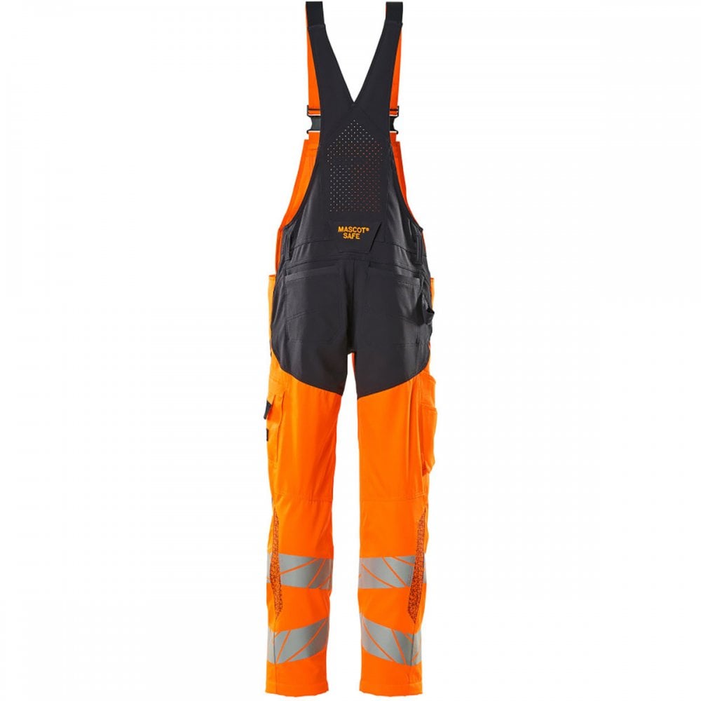 19569 Accelerate Safe Bib & Brace with kneepad pockets