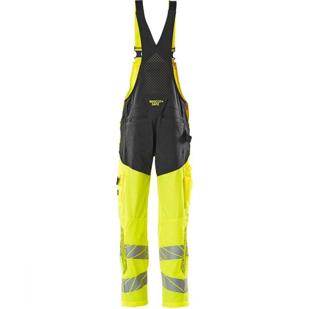 19569 Accelerate Safe Bib & Brace with kneepad pockets