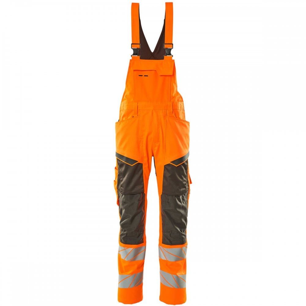 19569 Accelerate Safe Bib & Brace with kneepad pockets