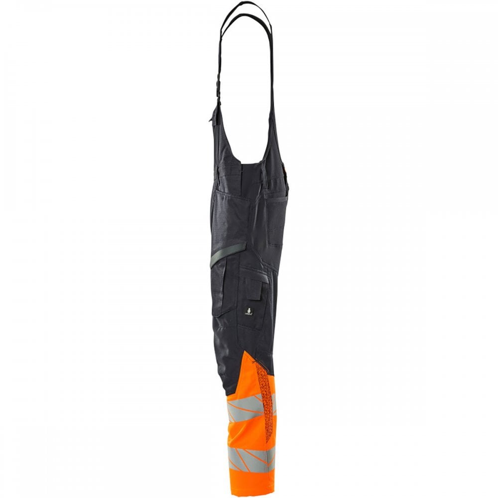 19669 Accelerate Safe Bib & Brace with kneepad pockets
