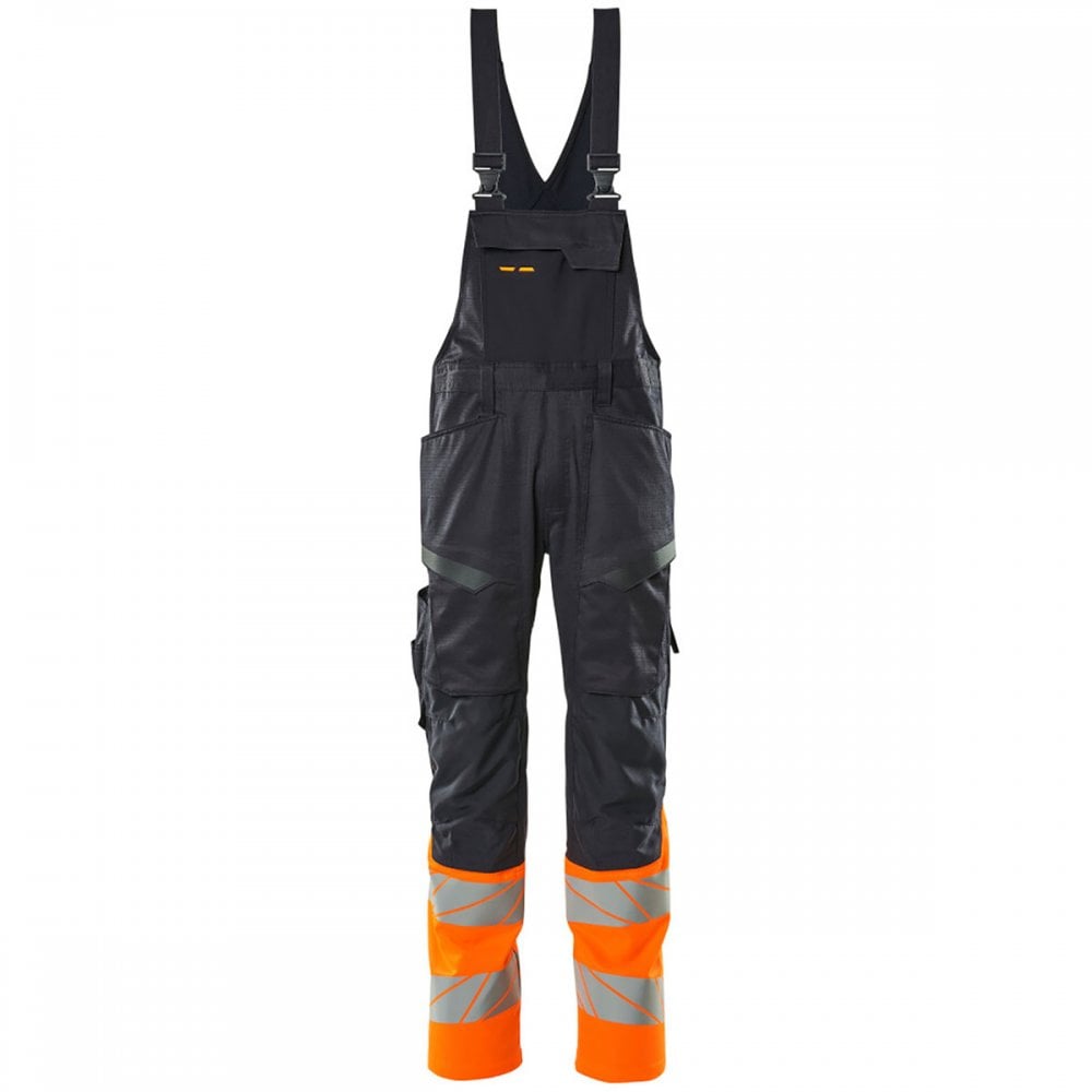 19669 Accelerate Safe Bib & Brace with kneepad pockets