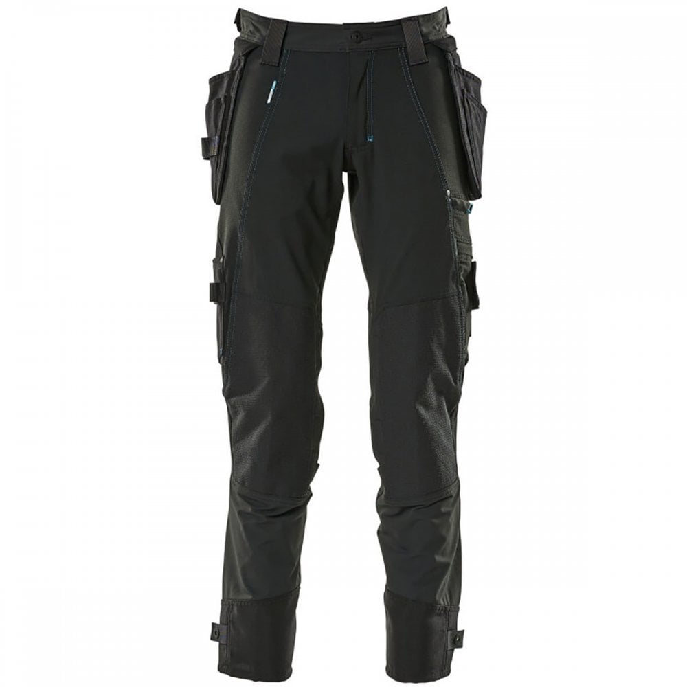 17031 Advanced Removable Holster Pocket Trousers with STRETCH Black 35" 42.5" *One Size Only - Outlet Store*