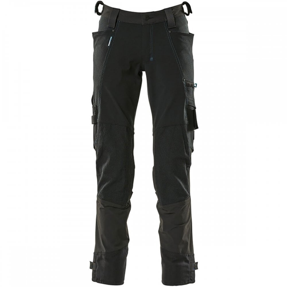 17079 Advanced Trousers with kneepad pockets Black 30" 34.5" *One Size Only - Outlet Store*