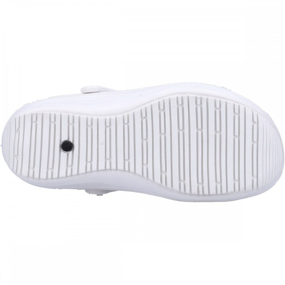 Smooth OB Slip Resistant Occupational Clog White