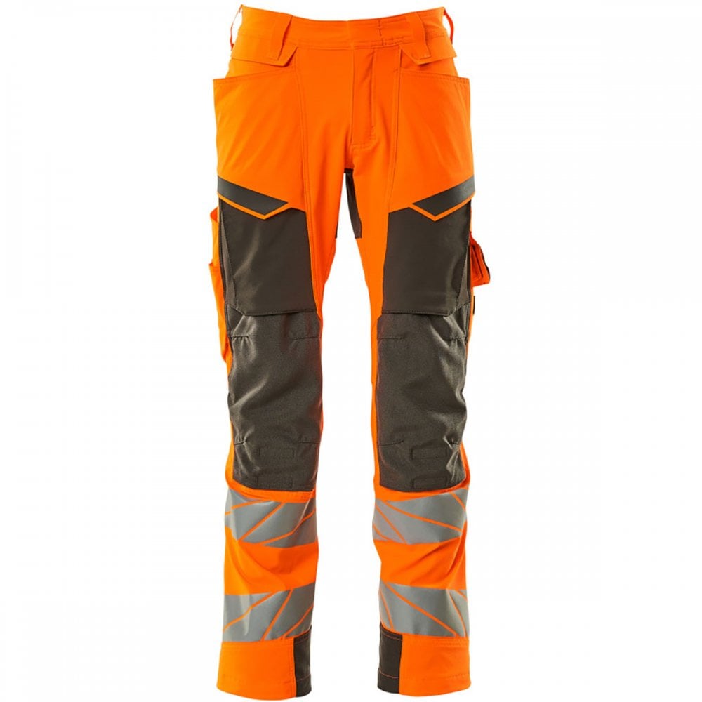 19279 Accelerate Safe Trousers with kneepad pockets Hi-Vis Orange/Dark Anthracite 32" 31.5" *One Size Only - Outlet Store*