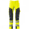 19079 Accelerate Safe Trousers with kneepad pockets Hi-Vis Yellow/Dark Navy 32" 33.5" *One Size Only - Outlet Store*