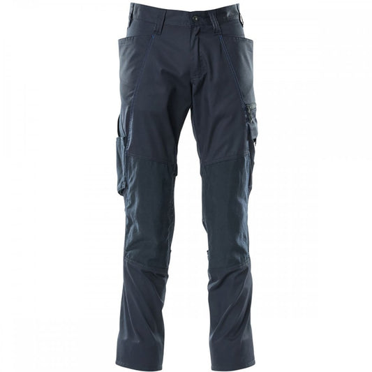 18379 Accelerate Trousers with kneepad pockets Dark Navy 35" 32.5" *One Size Only - Outlet Store*