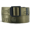 A0005768 Nylon Webbing Ladder Lock Belt Army Green L *One Size Only - Outlet Store*